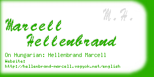 marcell hellenbrand business card